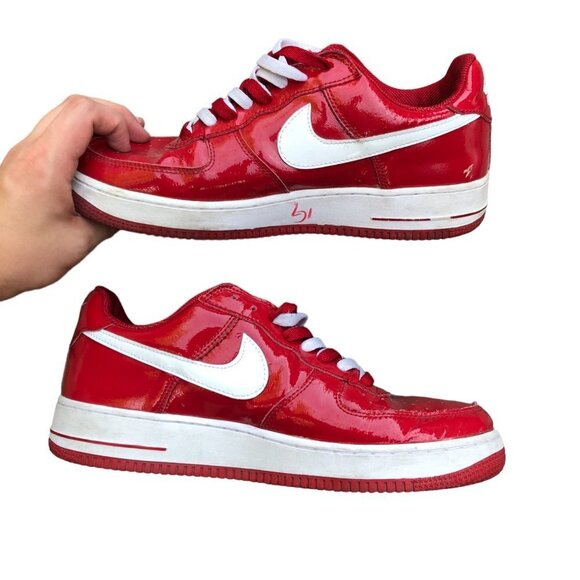 Vintage 2004 Nike Air Force 1 Low 'Sheed' Varsity Red Size 11.5 - Picture 10 of 10